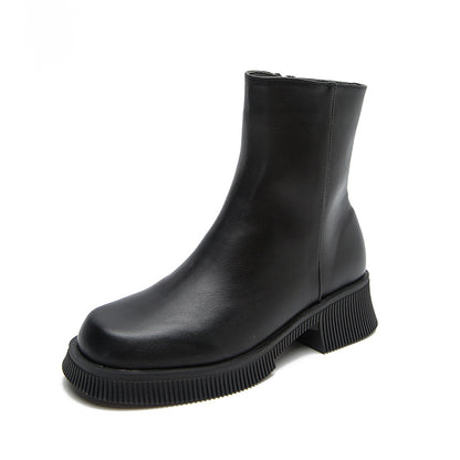 British Style Thick Sole Chelsea Boots