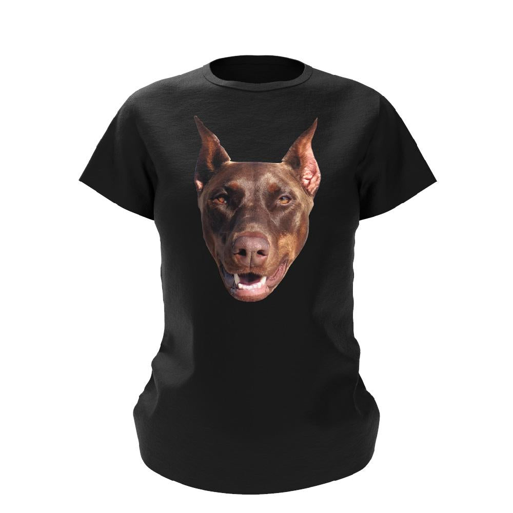 Custom Face T-Shirt Funny Dog Pet Tee