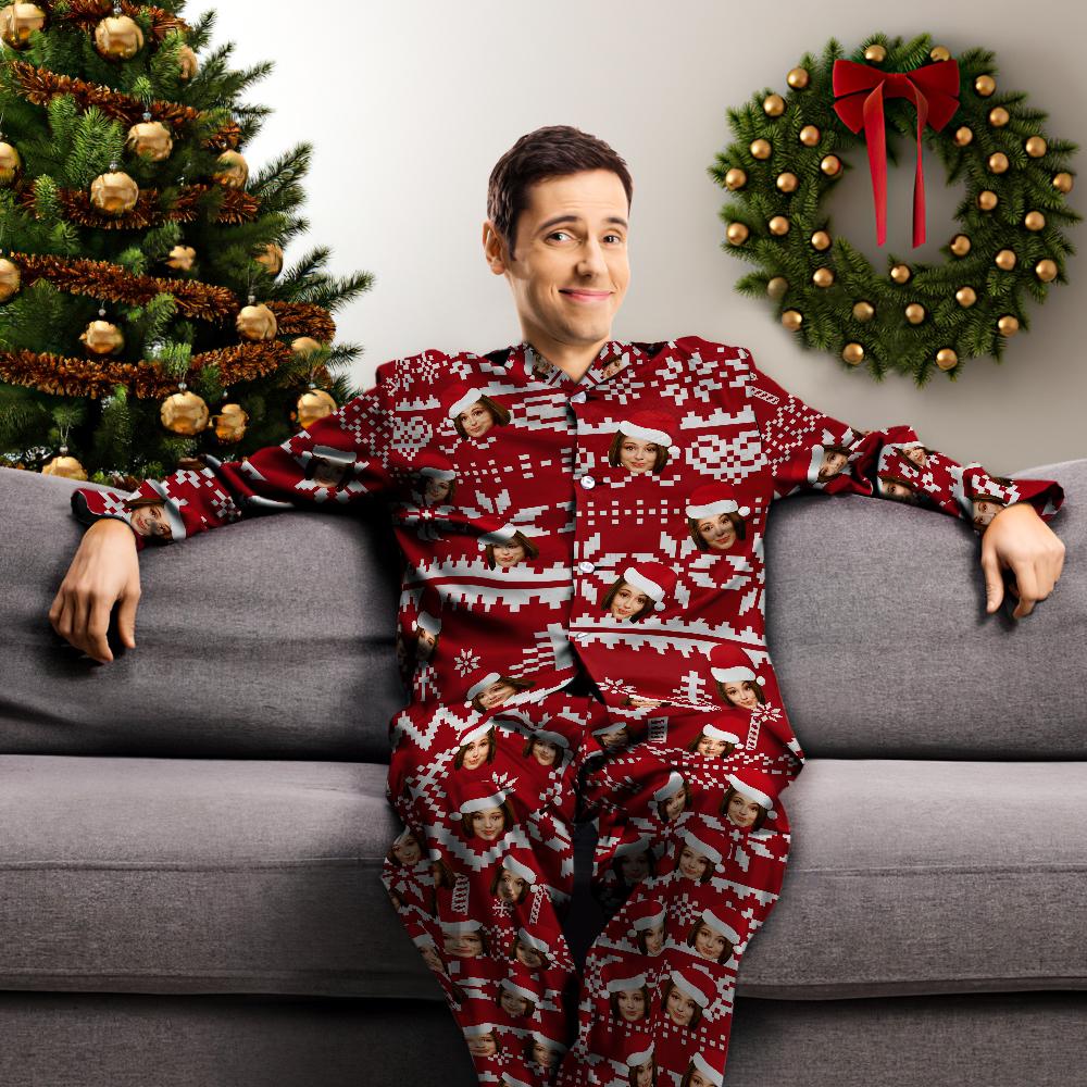 Custom Face Christmas Pajamas - 3 Colors