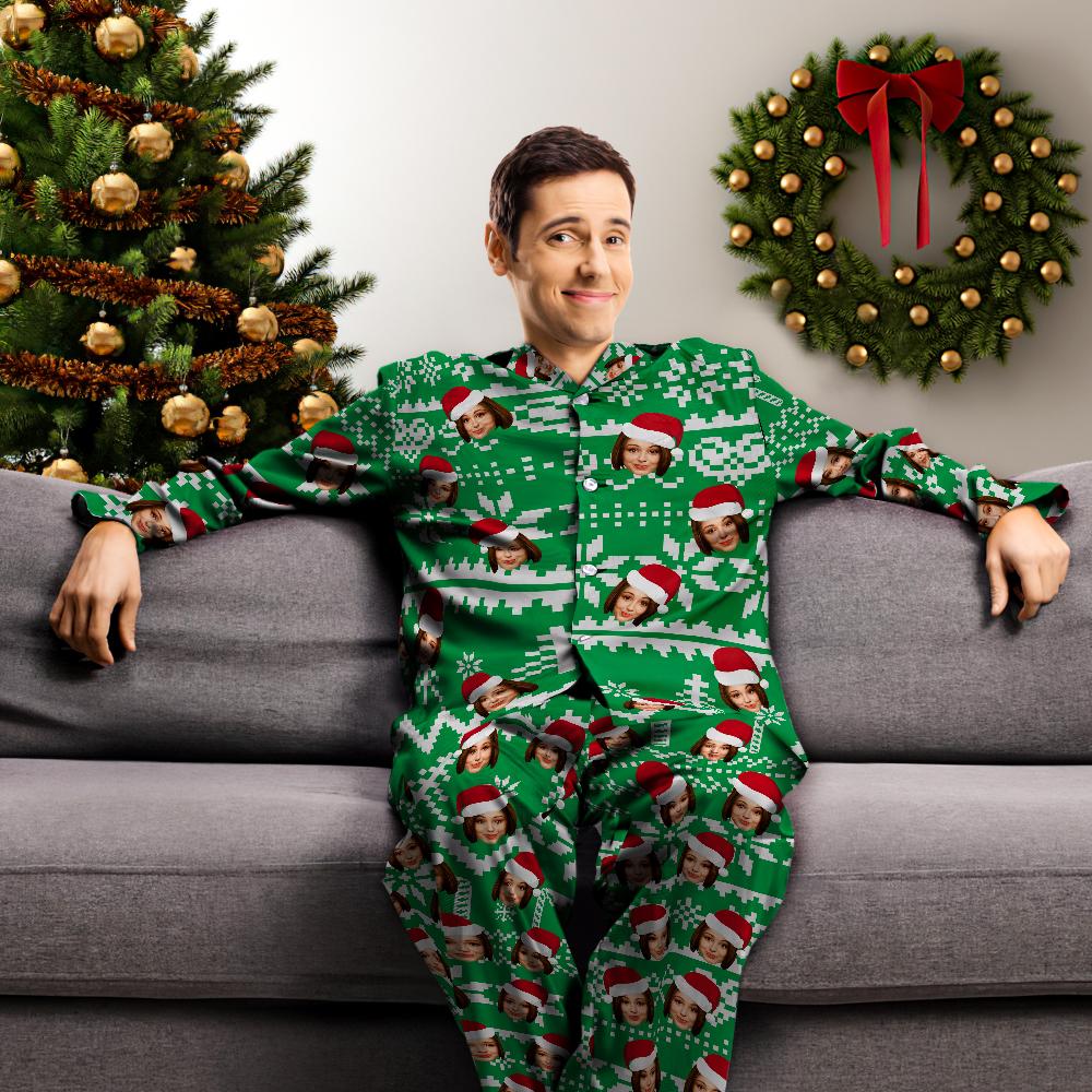 Custom Face Christmas Pajamas - 3 Colors