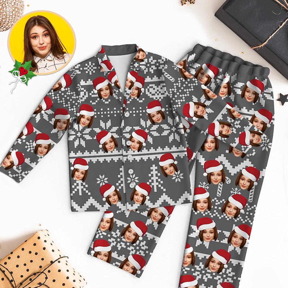 Custom Face Christmas Pajamas - 3 Colors