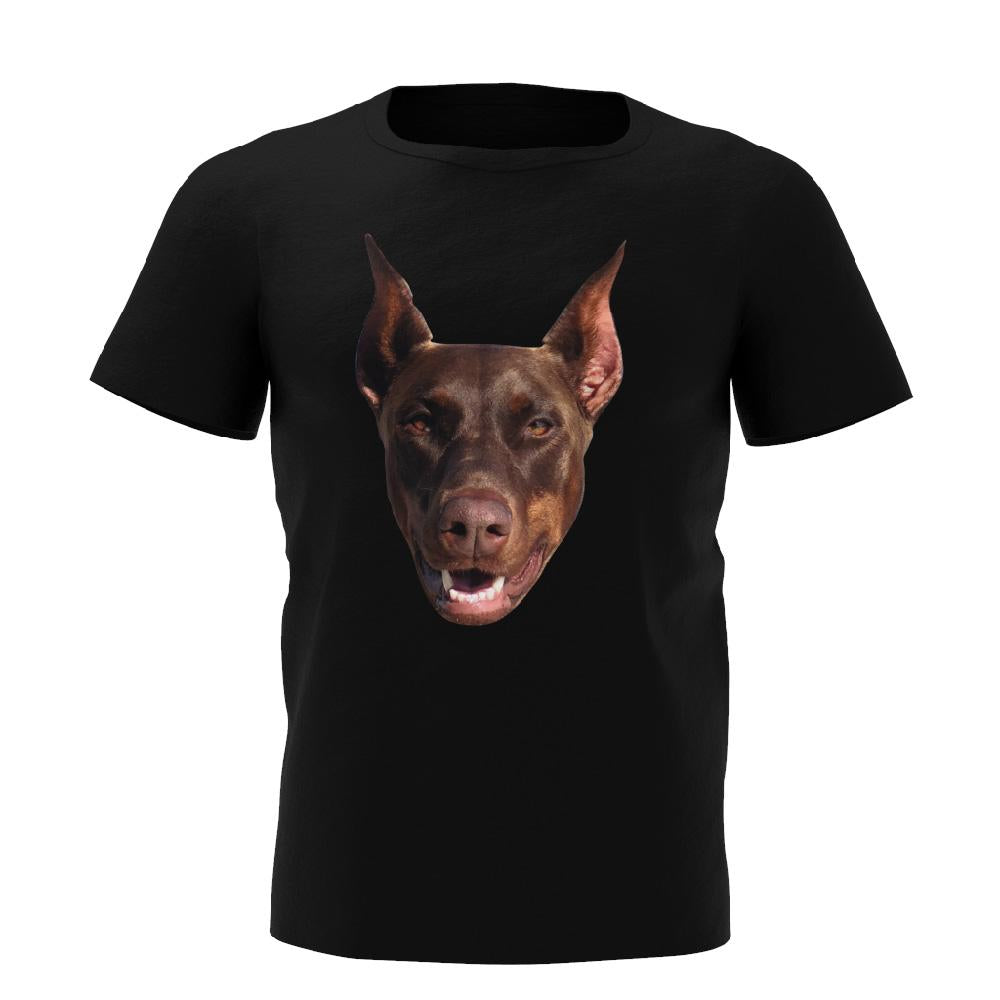 Custom Face T-Shirt Funny Dog Pet Tee