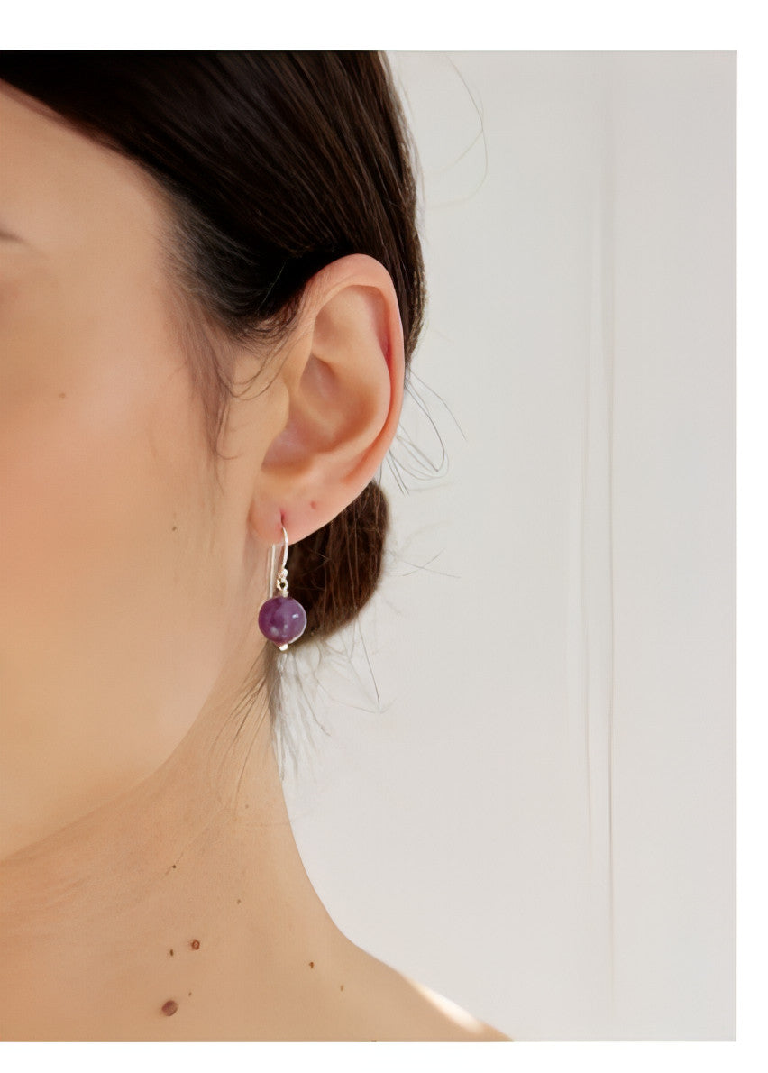 Amethyst Healing Gem Earrings