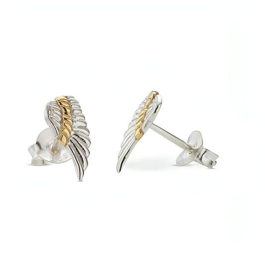 Angel Wings Stud Earrings