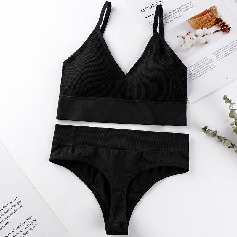 Breathable Thin Seamless Underwear Set