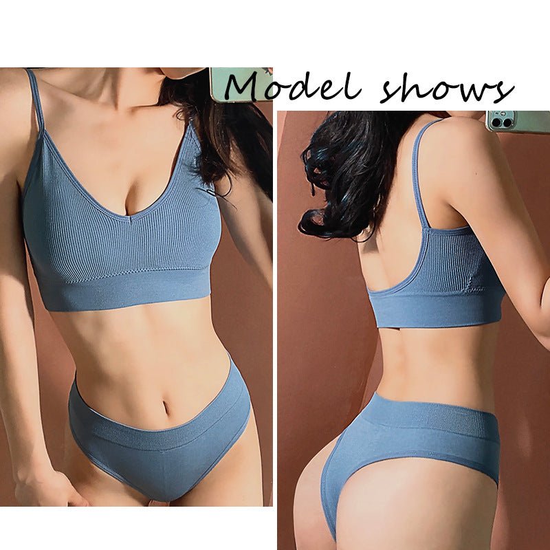 Breathable Thin Seamless Underwear Set