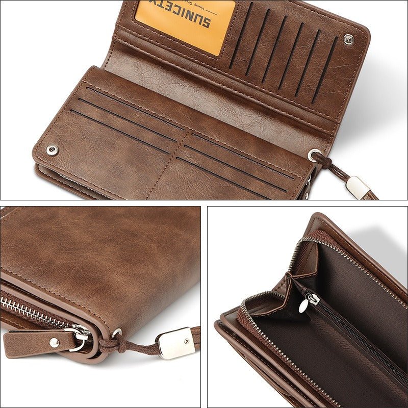 Business Wallet Zipper Multi-Functional Mobile Phone Bag