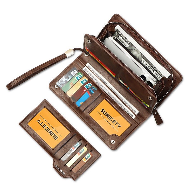 Business Wallet Zipper Multi-Functional Mobile Phone Bag