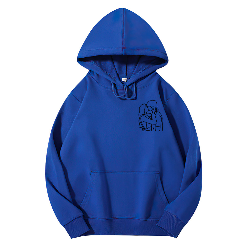 Custom Embroidered Hooded Sweatshirt