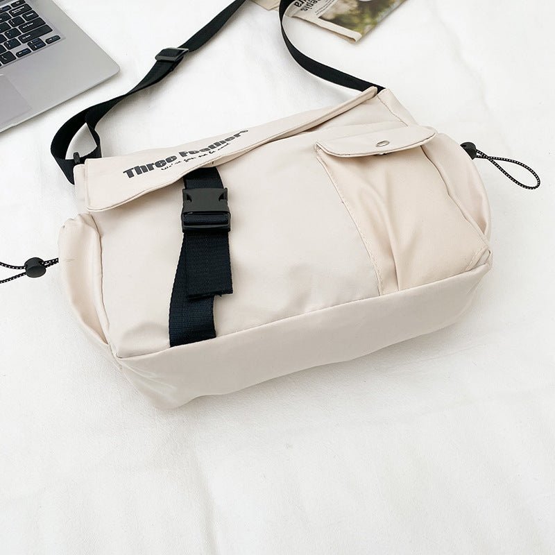 Canvas Diagonal Backpack Messenger Bag