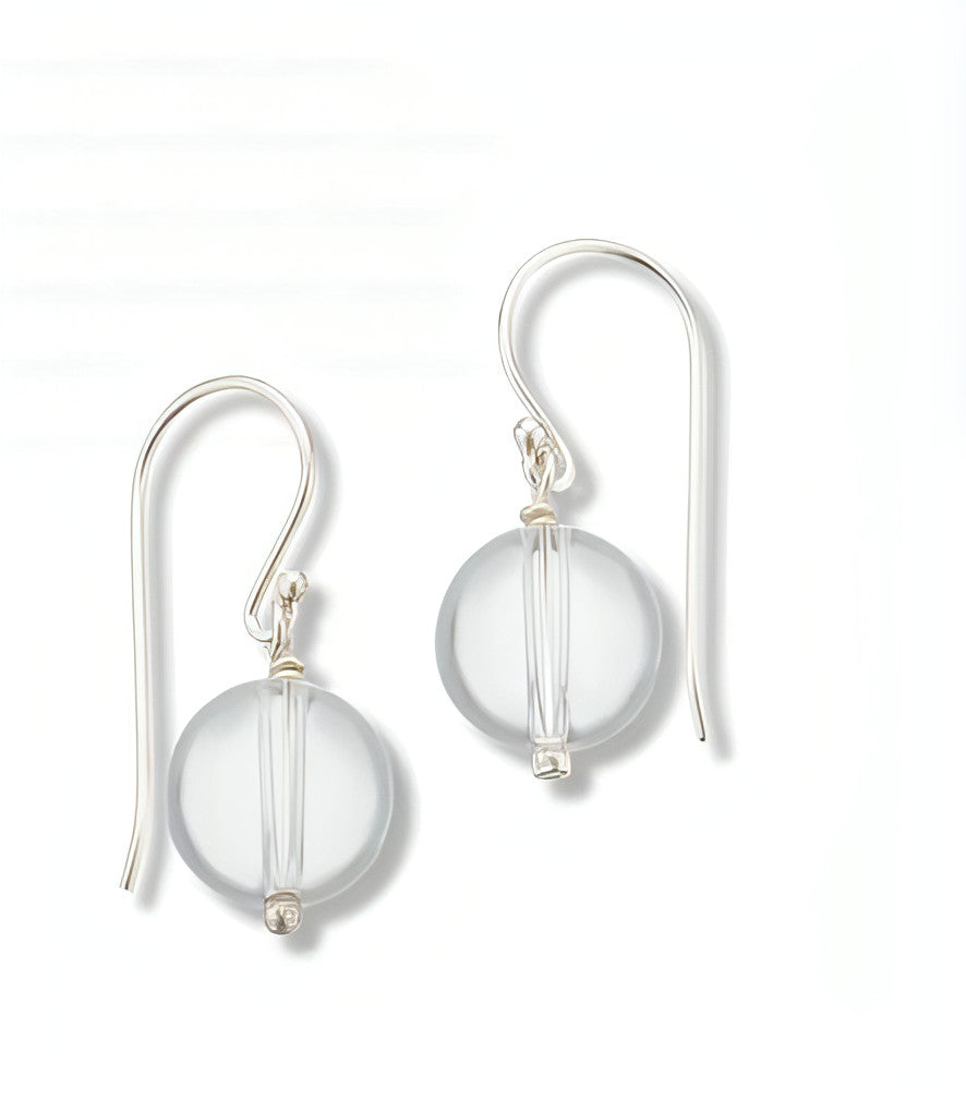 Crystal Quartz Gem Earrings