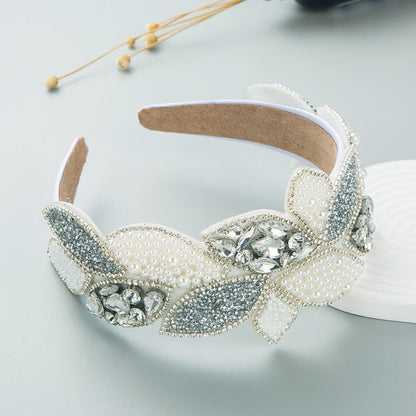 Hand-Stitched Glass Bead Headband