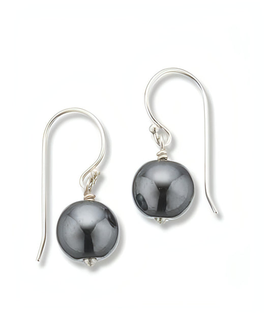 Hematite Gem Earrings