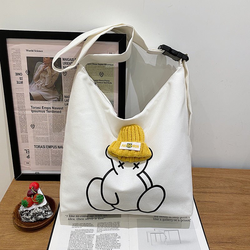 Japanese Canvas Tote Shoulder Bag