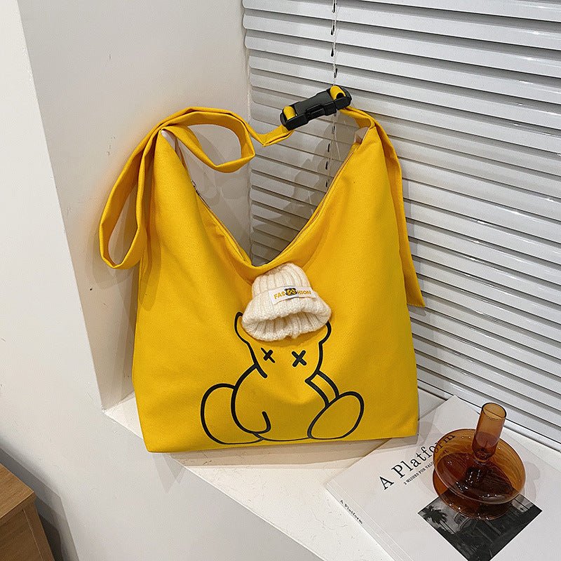 Japanese Canvas Tote Shoulder Bag