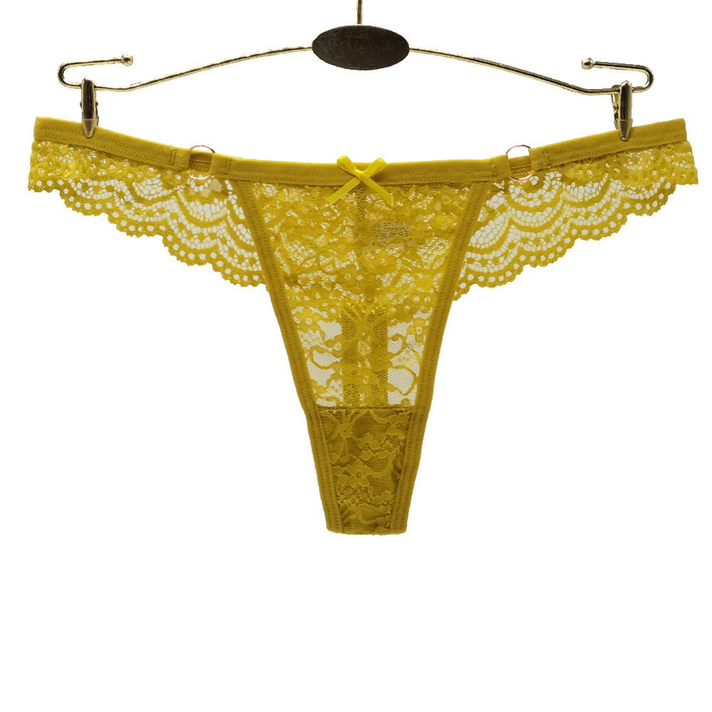 Lace Cutout Ladies Thong