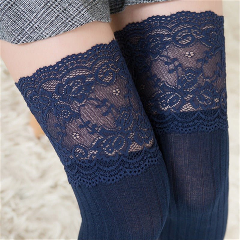 Lace Knee Stockings