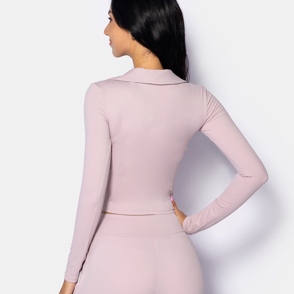 Long Sleeve Jacket Yoga Suit