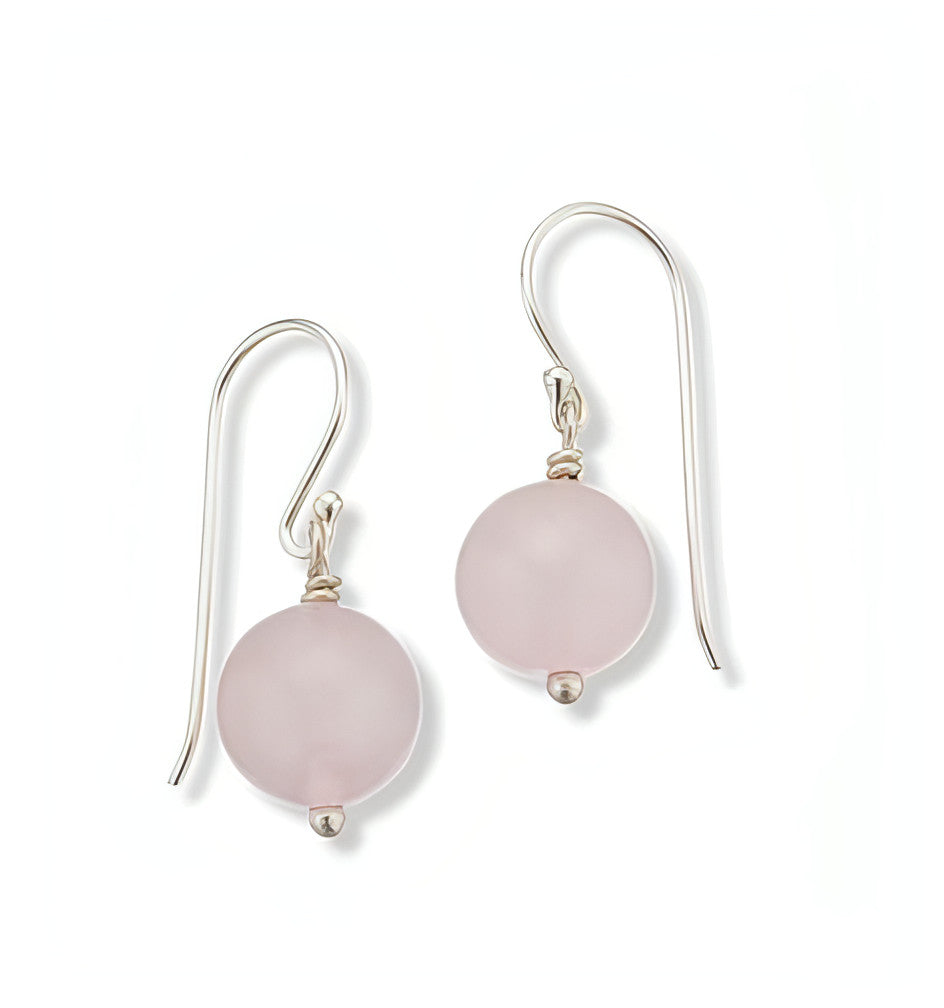 Rose Quartz Earrings