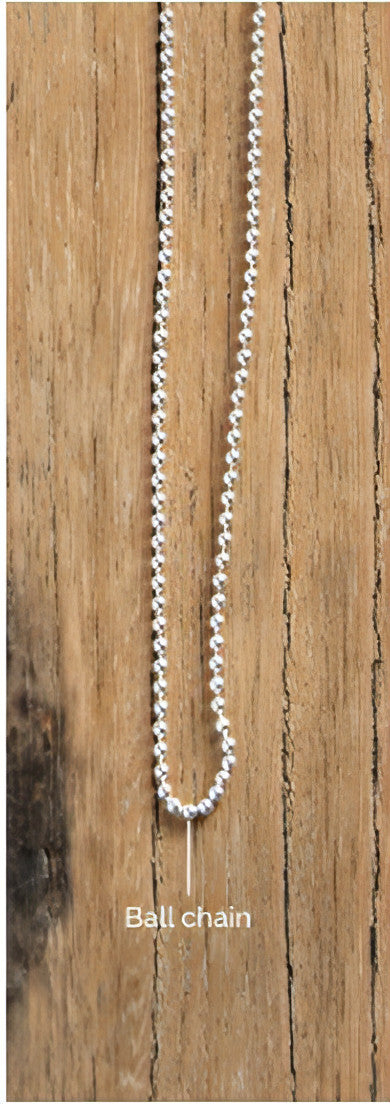 Silver Ball Chain 40cm