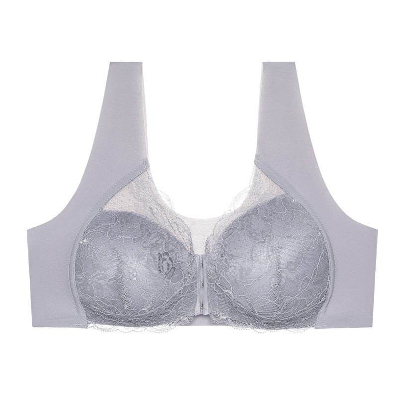 Thin Plus Size Front Buckle Bra