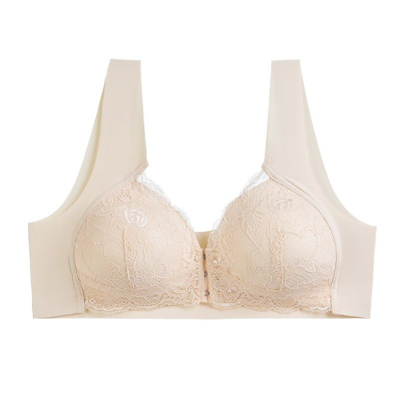 Thin Plus Size Front Buckle Bra