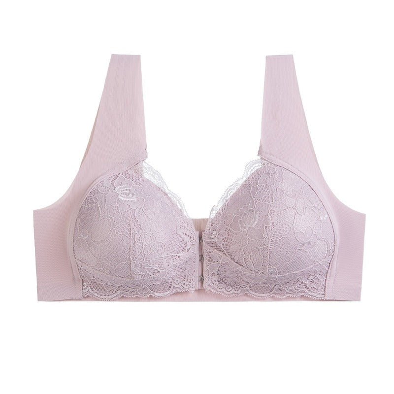 Thin Plus Size Front Buckle Bra