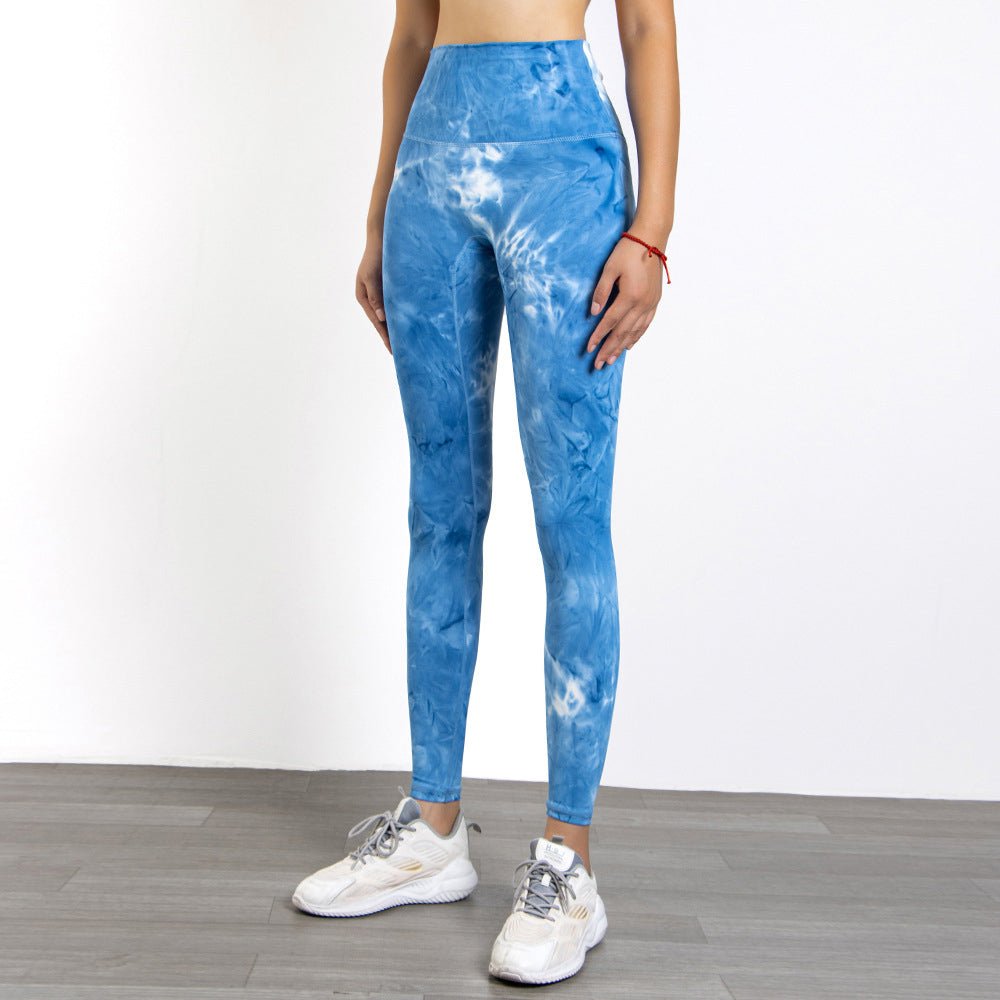 Tie Dye Yoga Suit Without T-Line