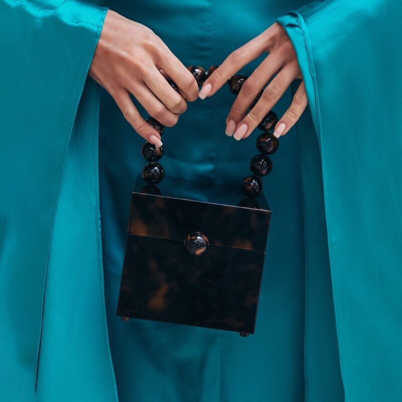 Women's Acrylic Evening Clutch Bag