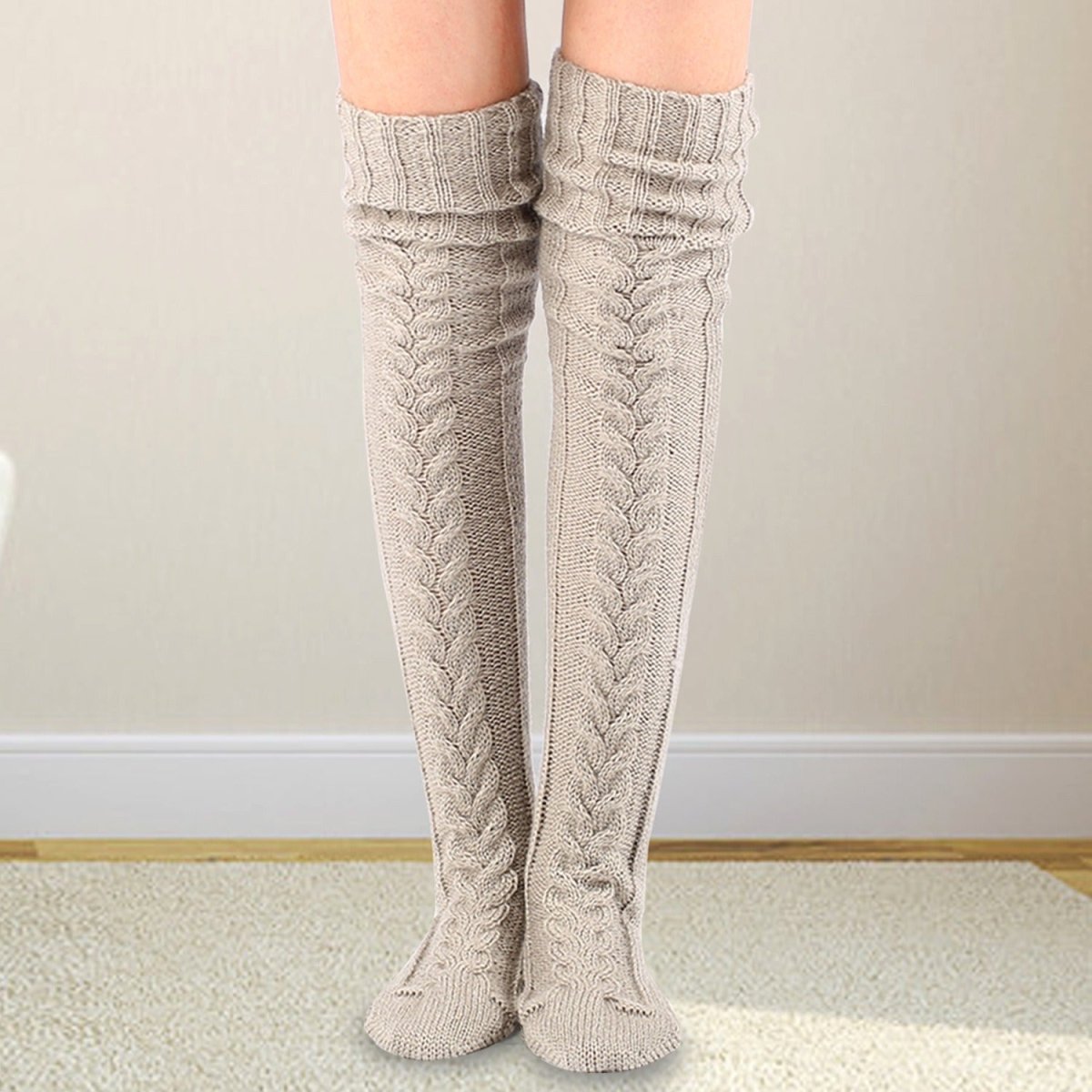 Women's Knitting Knee Length Stockings - Ego Factory