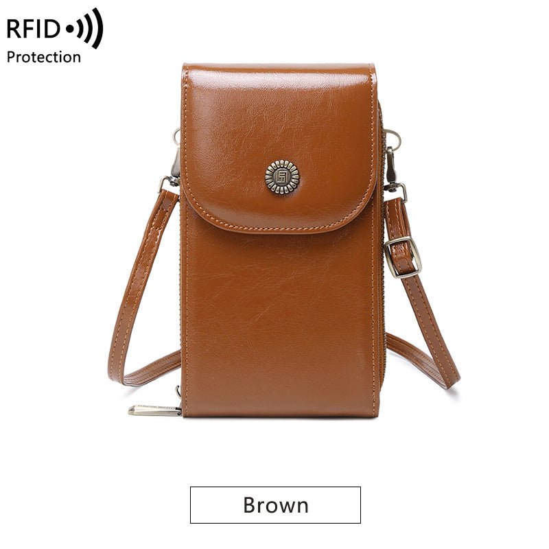 Women's RFID Travel Mobile Bag