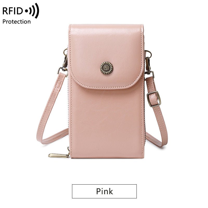 Women's RFID Travel Mobile Bag