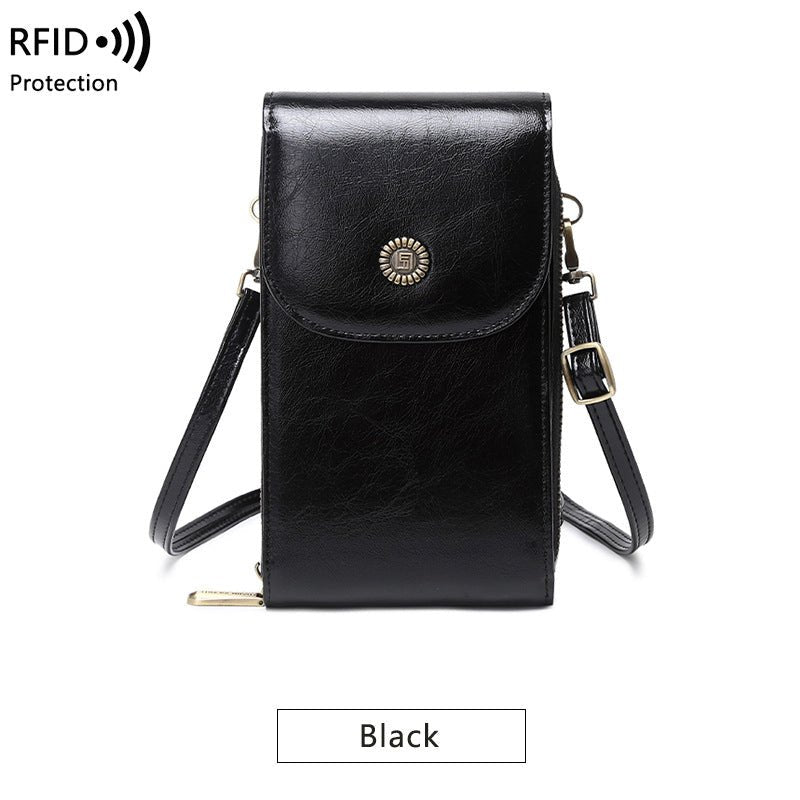 Women's RFID Travel Mobile Bag