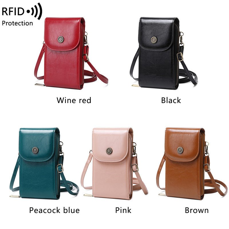 Women's RFID Travel Mobile Bag