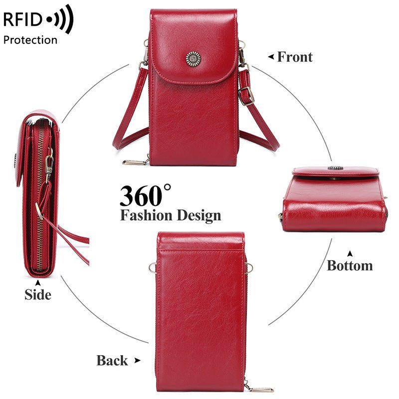 Women's RFID Travel Mobile Bag