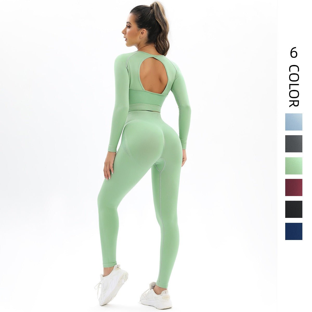 Yoga Suit Sports Running Fitness Two-Piece Set For Women