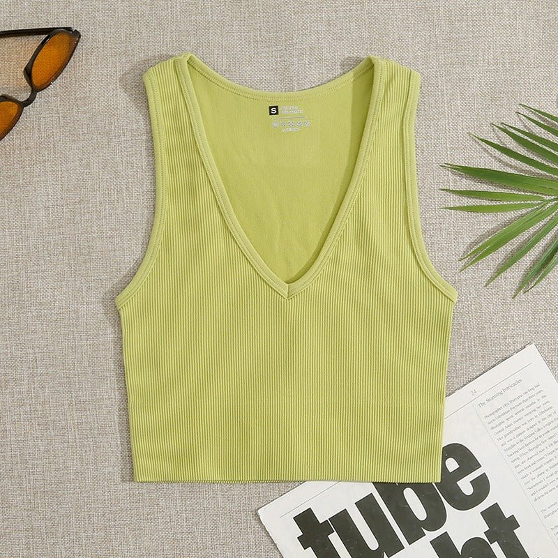 Yoga Thread V-Neck Tank Top