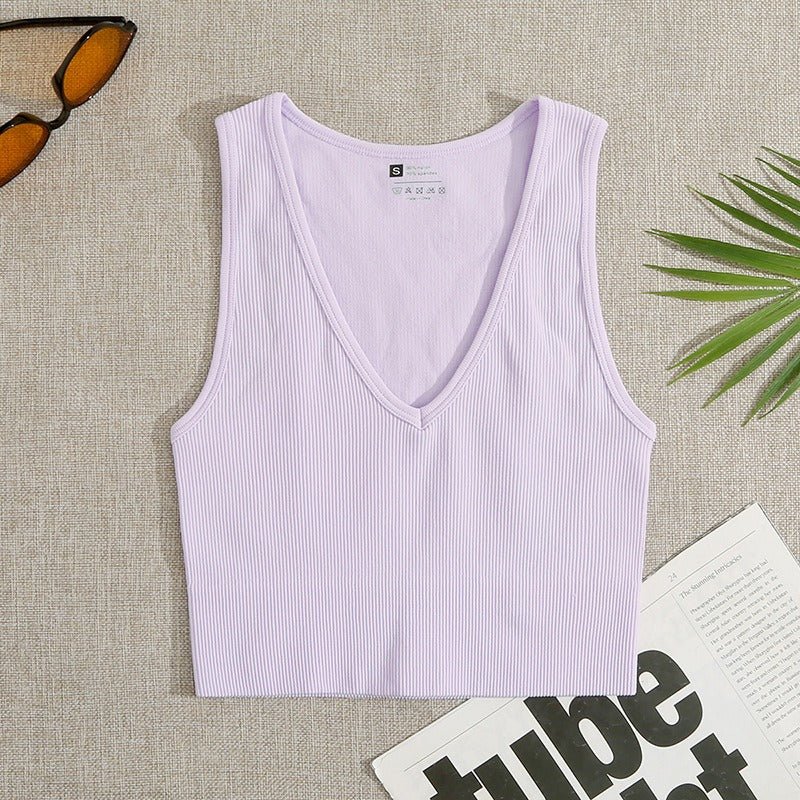 Yoga Thread V-Neck Tank Top